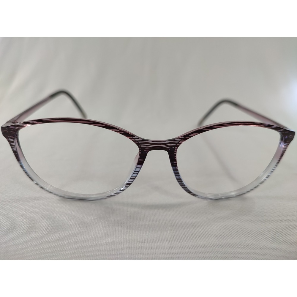 Silhouette SPX 1564 6050 Eyeglass Frames Purple Striped 52-14-130 Austria Womens